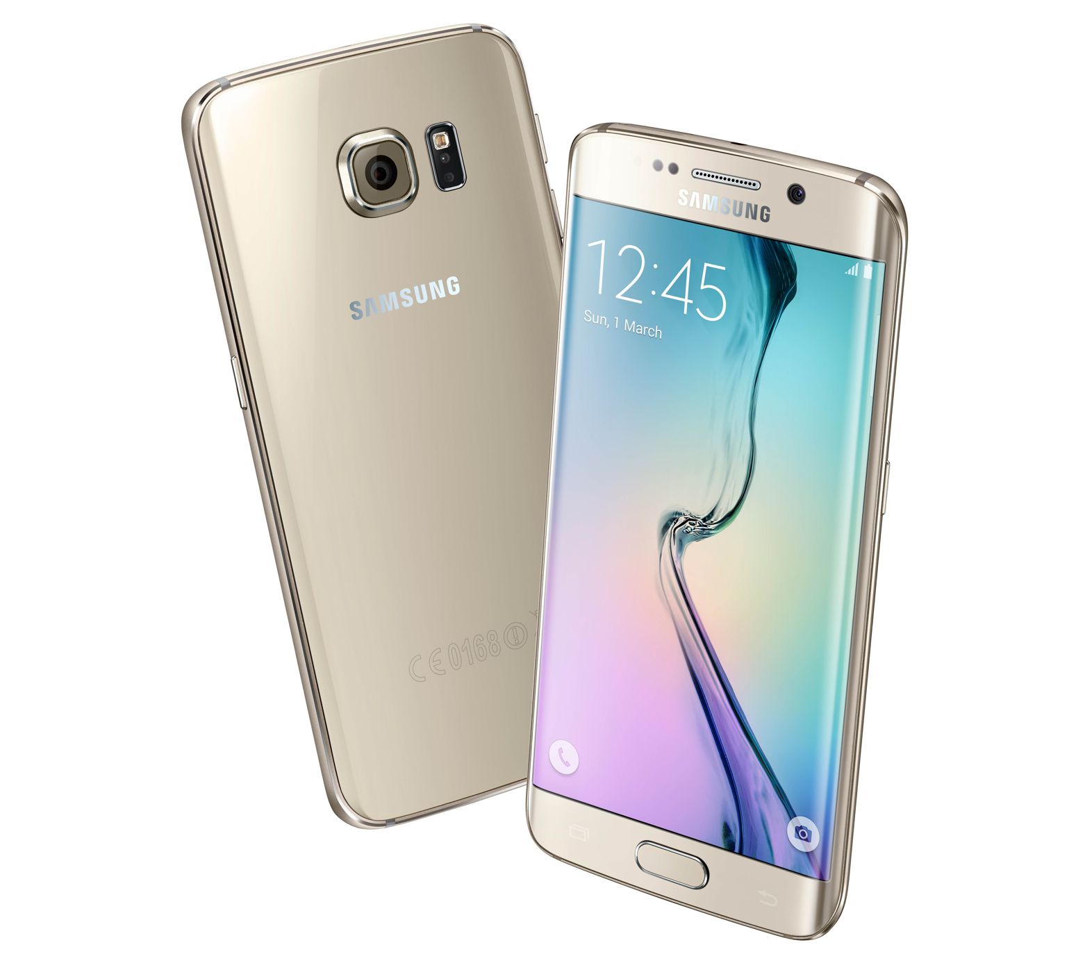 buy Cell Phone Samsung Galaxy S6 Edge SM-G925A 128GB - Platinum Gold - click for details